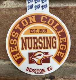 Blue 84 Nursing Sticker