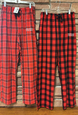 Flannel Pants-Red Plaid