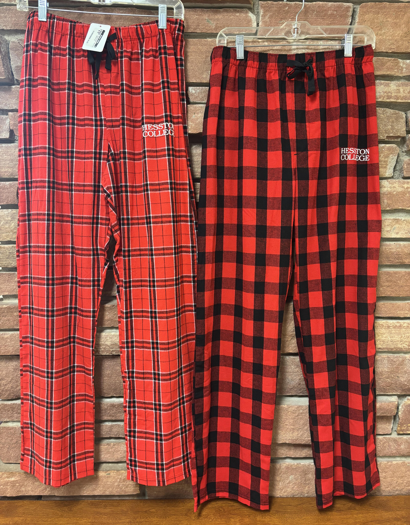 Flannel Pants-Red Plaid