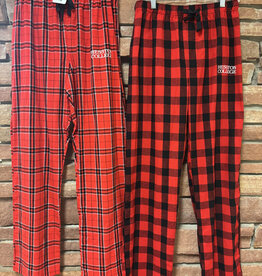 Flannel Pants-Red Plaid