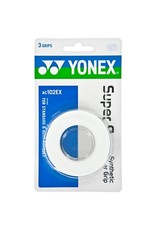 Yonex YONEX WET SUPER GRAP 3 PACK WHITE