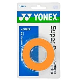 Yonex YONEX SUPER GRAP 3 PACK ORANGE