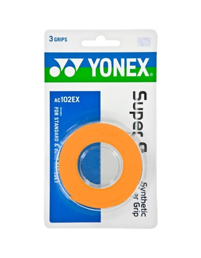 Yonex YONEX SUPER GRAP 3 PACK ORANGE
