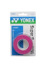 Yonex YONEX SUPER GRAP 3 PACK PINK