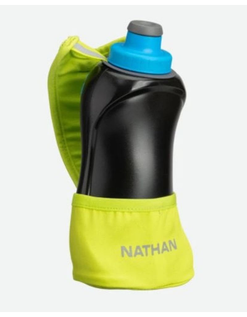 Nathan QuickSqueeze 18oz Insulated Handheld Estate Blue/White