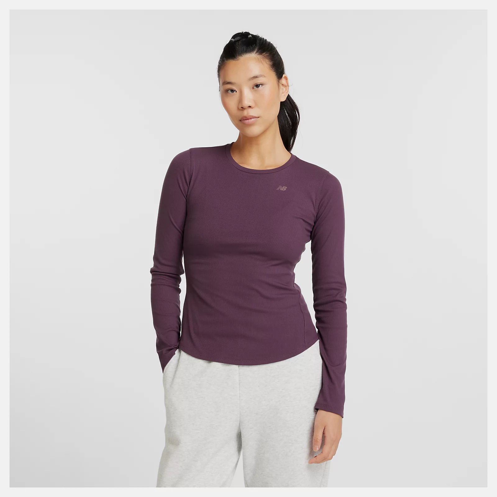 NB Women's Microrib LS - RnJ Sports