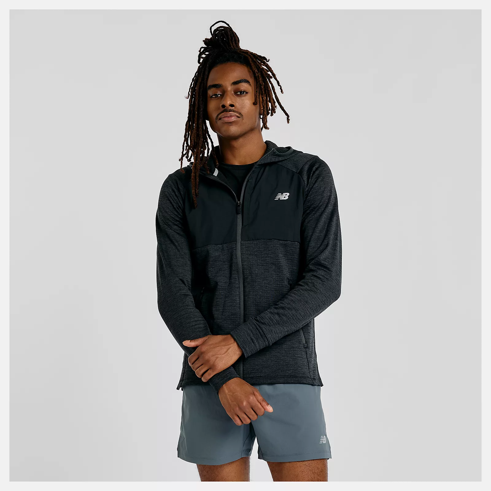 NB Men s Heat Grid Full Zip RnJ Sports
