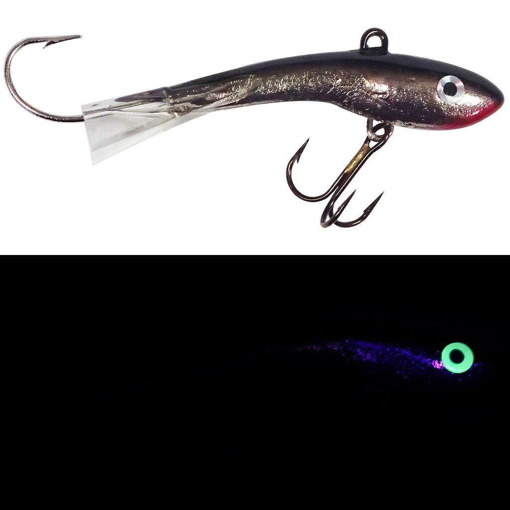 Moonshine Lures Metallic Shiver Minnow - Silver Shiner