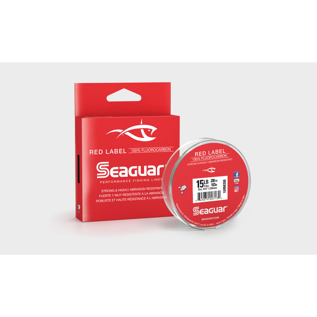 Seaguar Red Label 100% Fluorocarbon 200yds - Discount Fishing Tackle