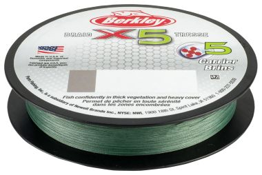 Berkley X5 Braid Low-Vis Green 165yds - Discount Fishing Tackle