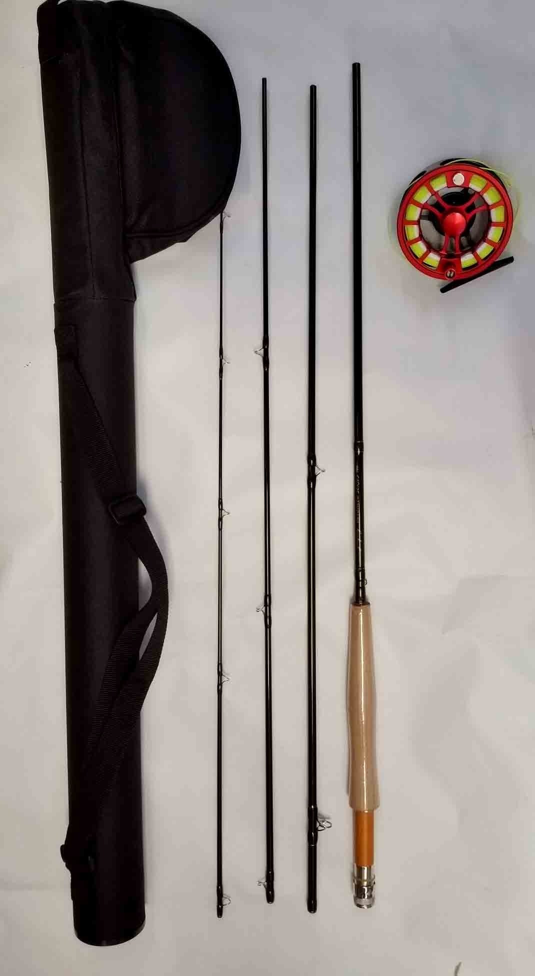 Advanced 9'0" 5wt Fly Combo With Cutthroat Reel, Line, and Case