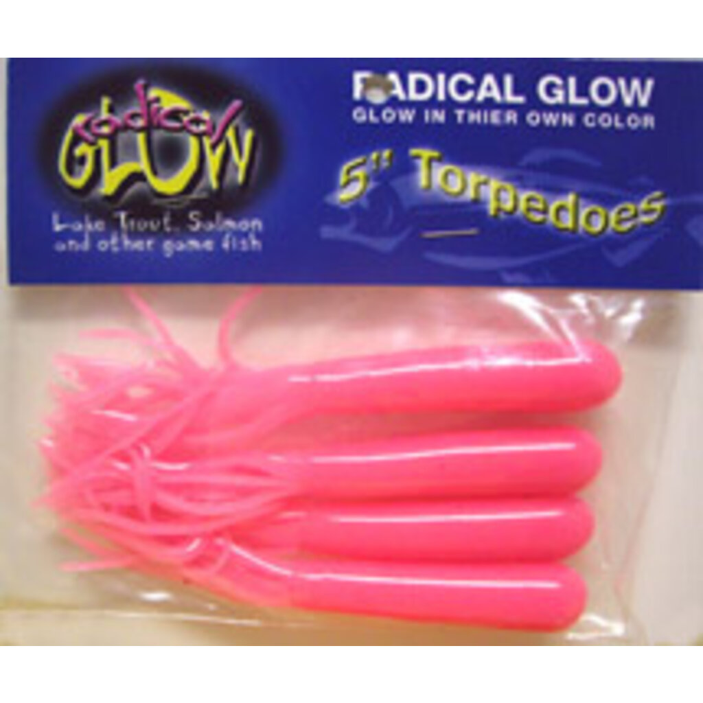 Radical Glow - 5 Torpedoes (4pk) - GSO Fishing - Premium Guided