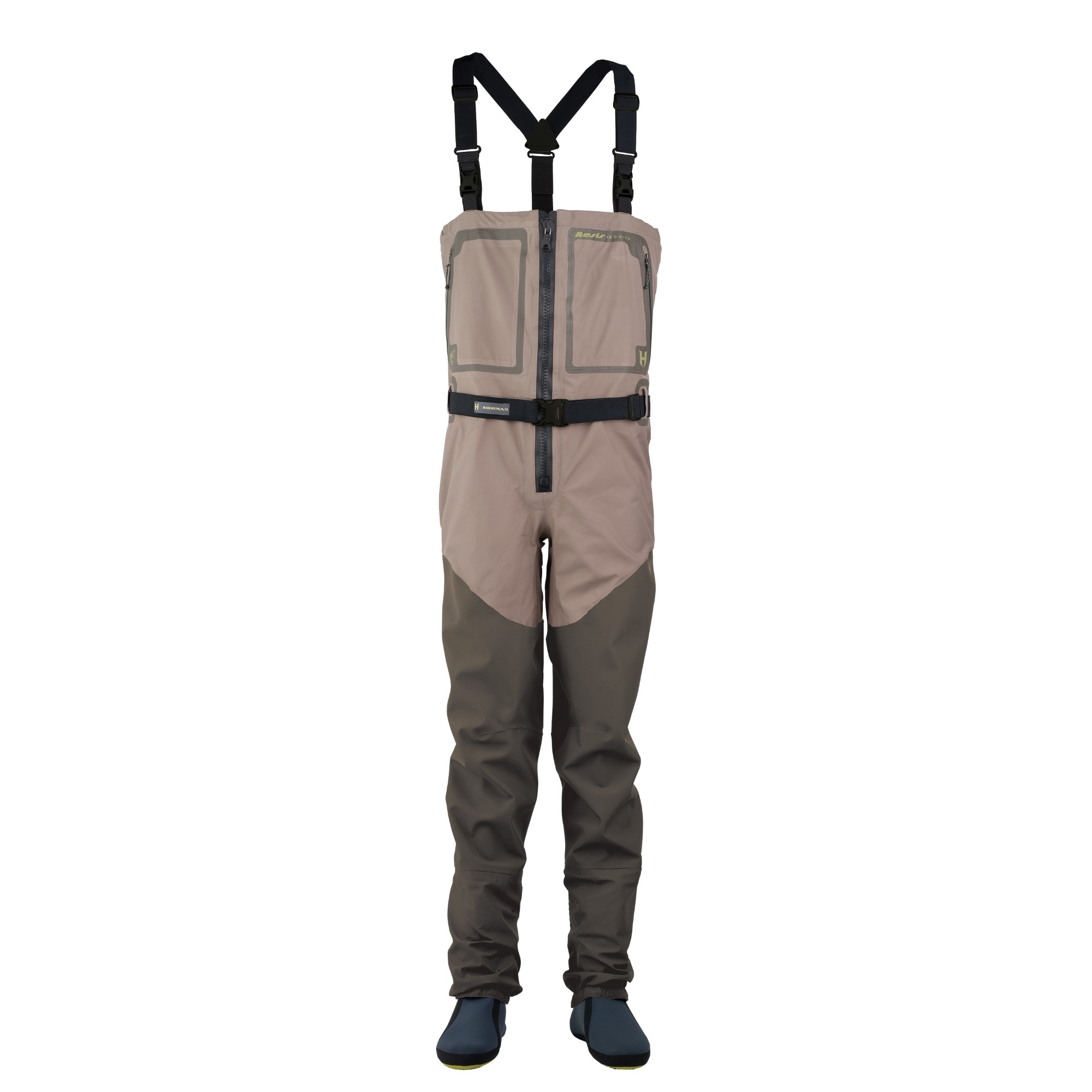 Hodgman Aesis Sonic Zip Stocking Foot Chest Waders Discount Fishing