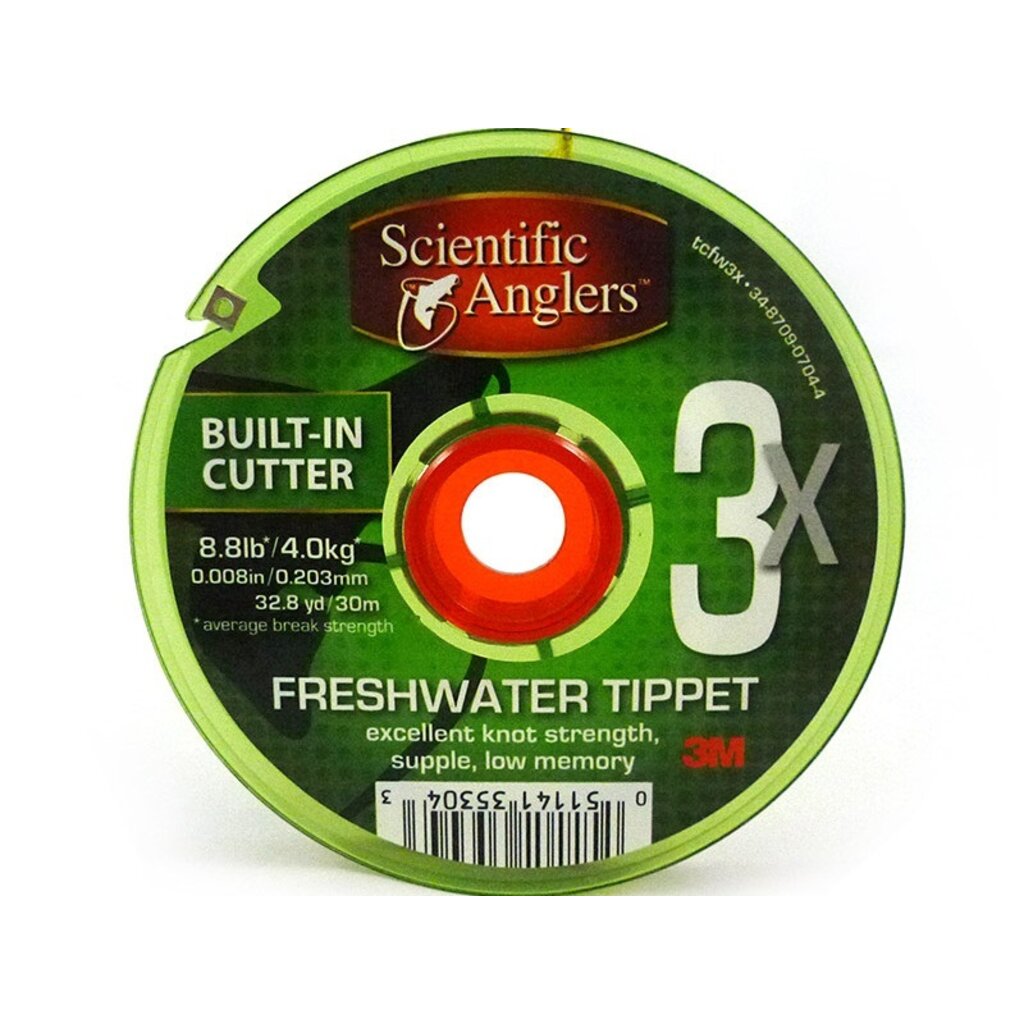 Scientific Anglers Scientific Anglers Freshwater Tippet Clear 30 Meter With Cutter