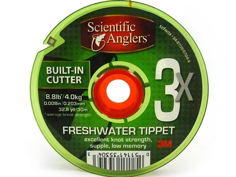 Scientific Anglers Scientific Anglers Freshwater Tippet Clear 30 Meter With Cutter