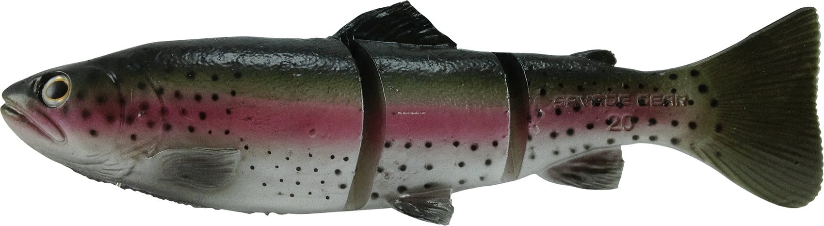 Savage Gear 3D Line Thru Trout Segmented Swimbait Dark Trout - Discount  Fishing Tackle