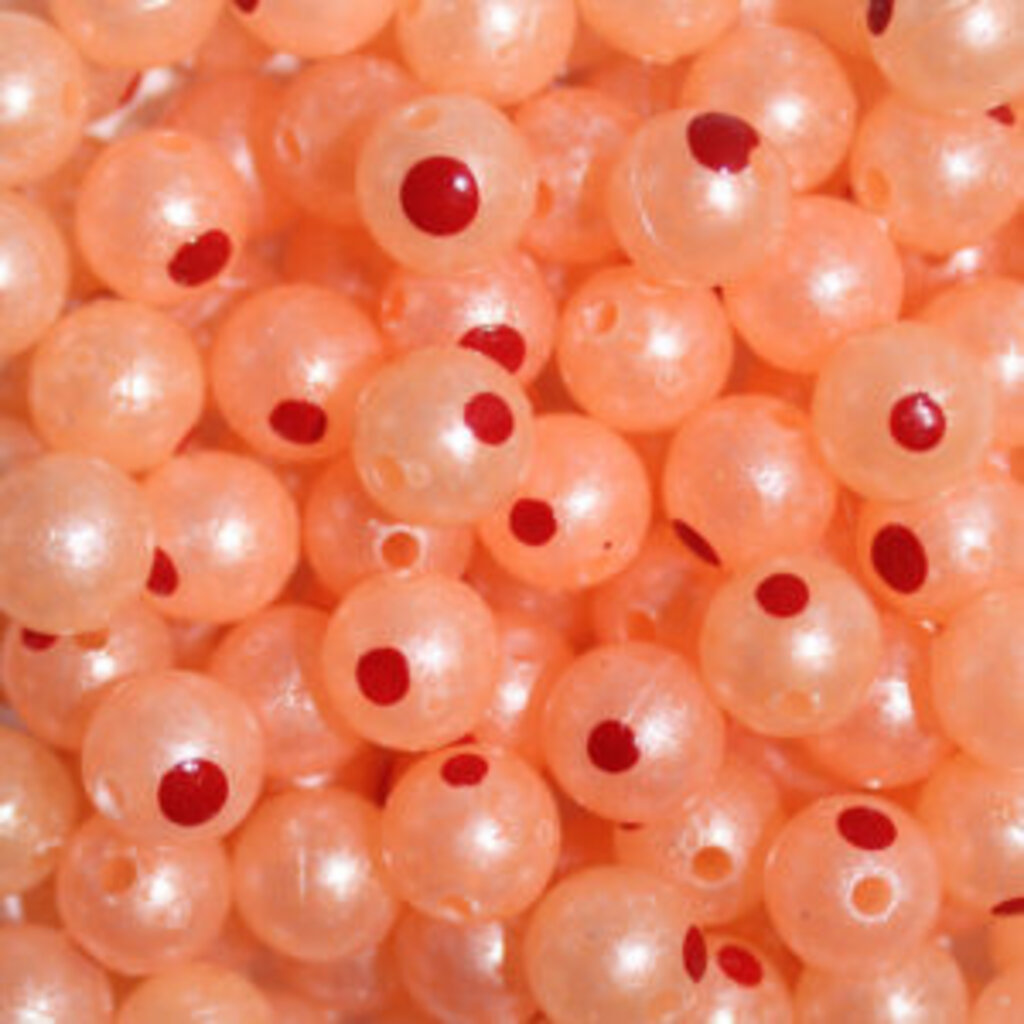 Trout Beads Blood Dot Egg 6mm - Discount Fishing Tackle