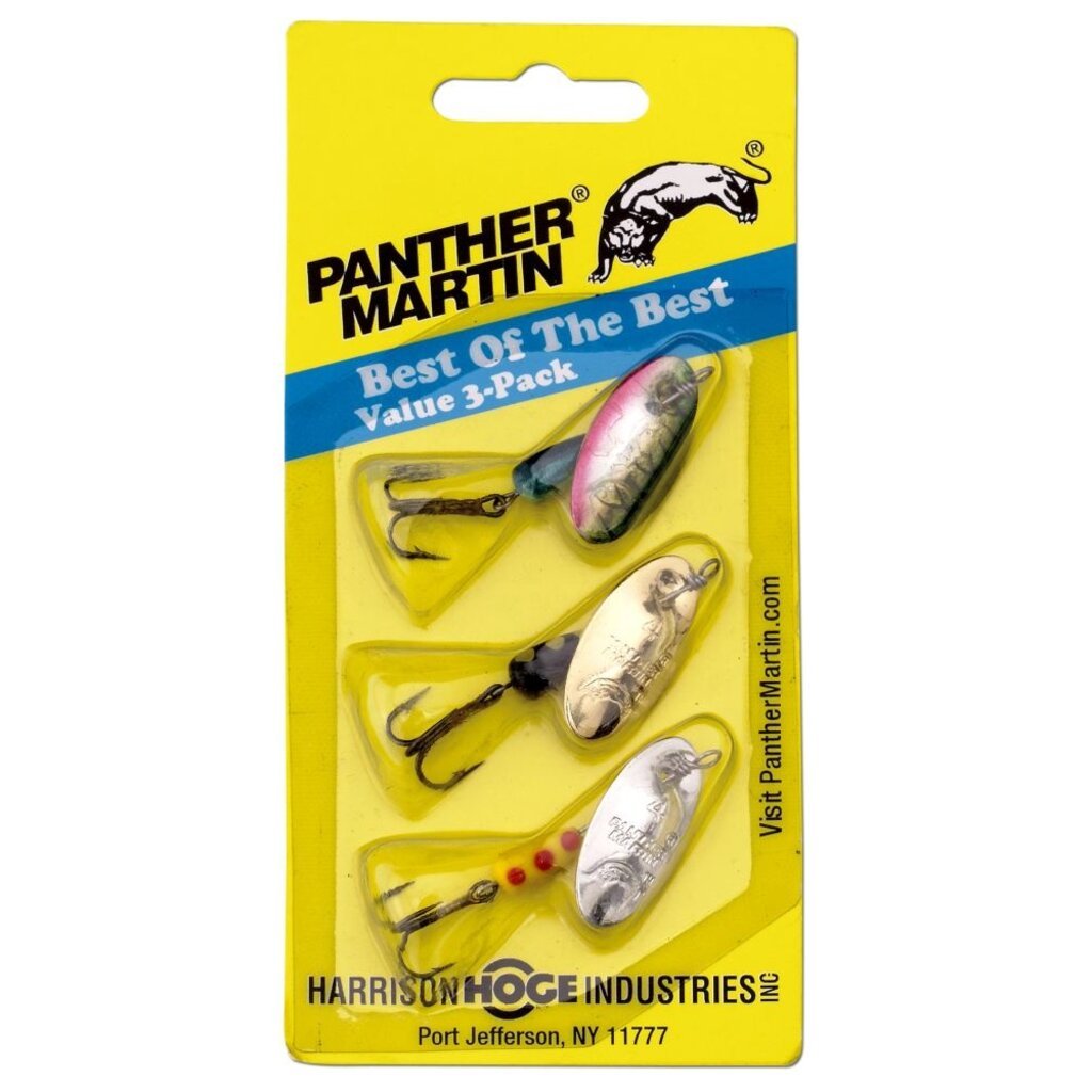 Best Spinner Kit, #4, 1/8 oz Panther Martin BOB3 Best Of The