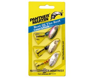Best Spinner Kit, #4, 1/8 oz Panther Martin BOB3 Best Of The