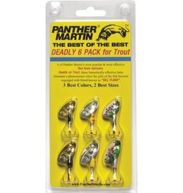 Panther Martin Panther Martin Best of the Best Deadly 6 pack with Red Hooks