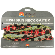 Wingo Fish Skin Neck Gaiter Rainbow Trout