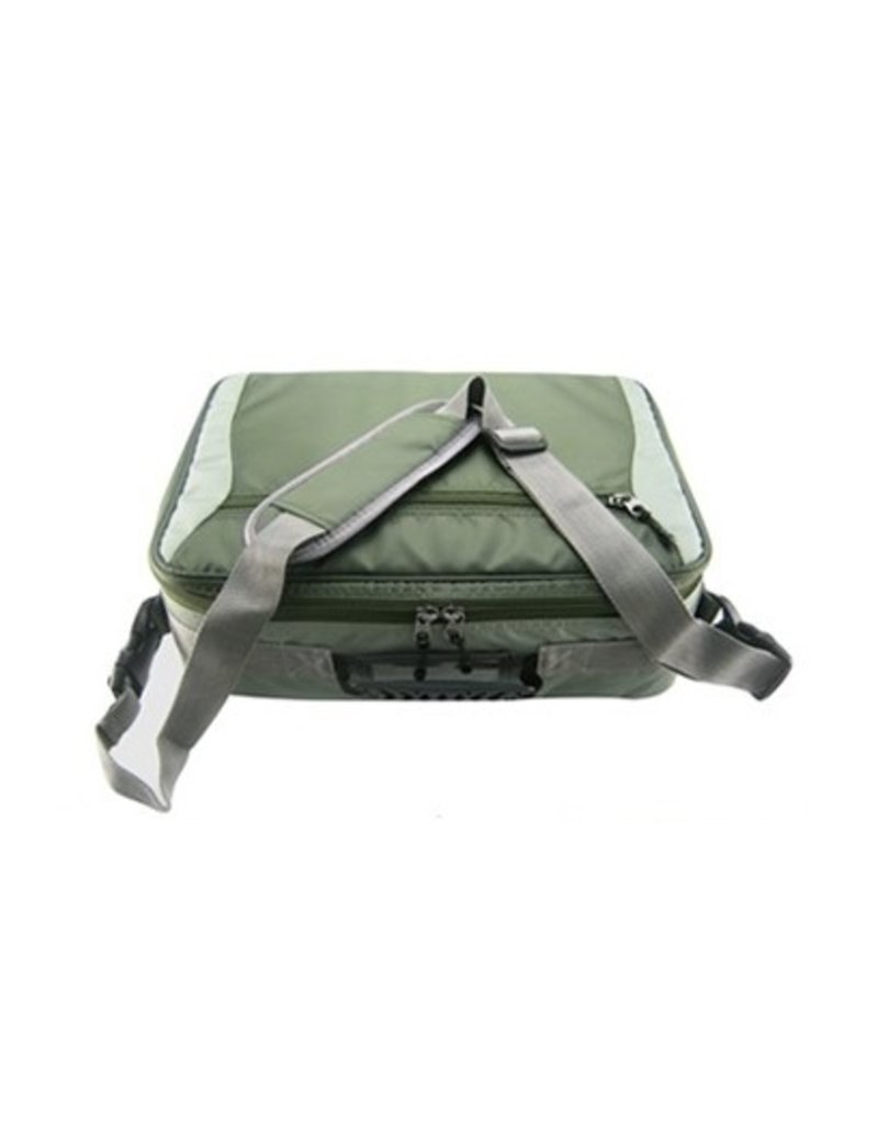 WSI Fly Reel Traveler Bag 12 Slot Green
