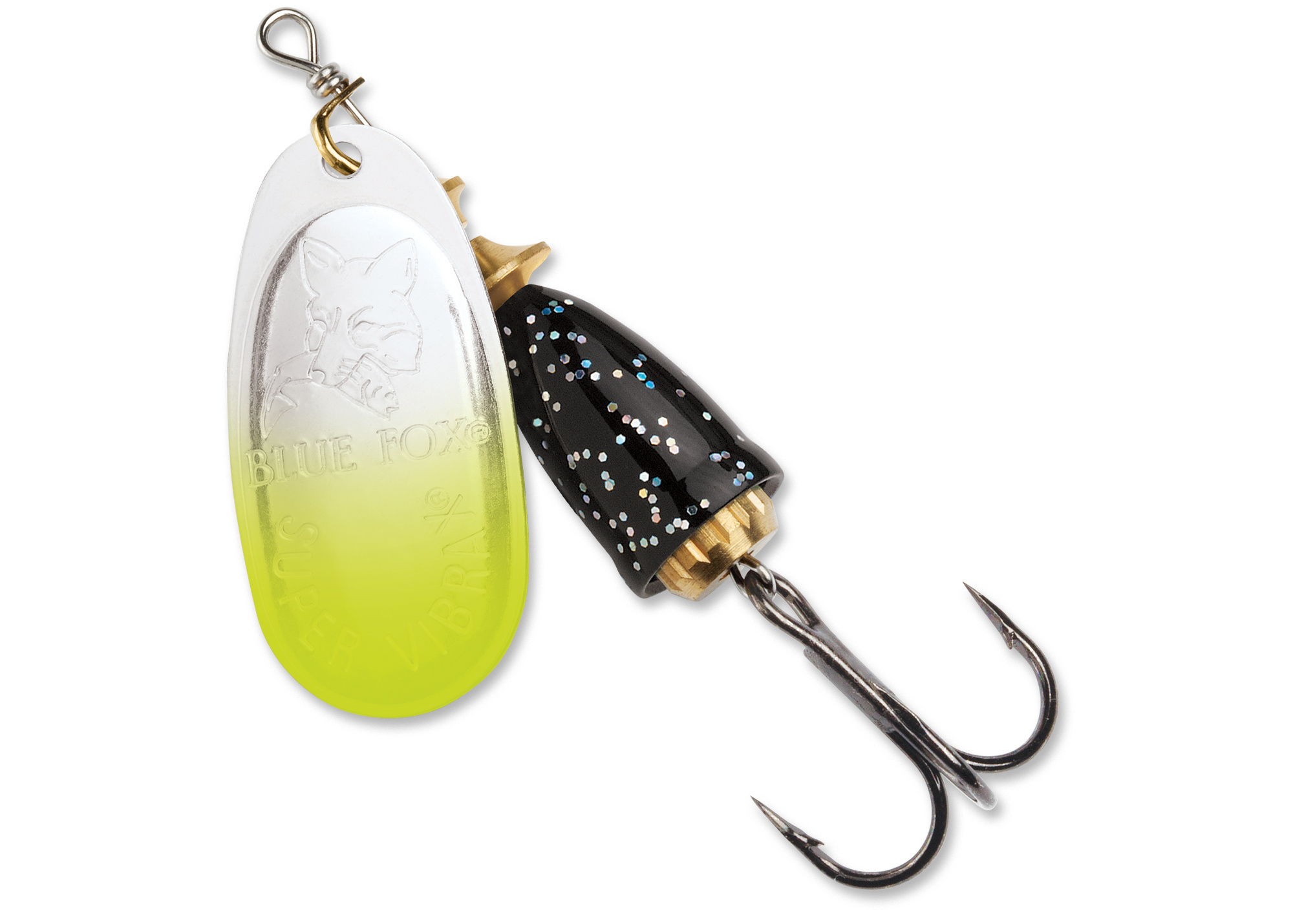 Blue Fox Classic Vibrax Spinner, Gold/Gold