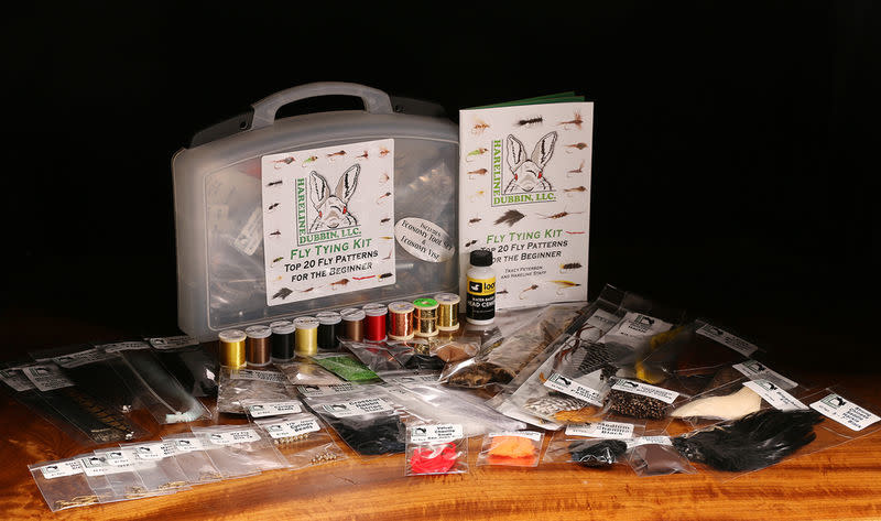 Hareline HARELINE FLY TYING MATERIAL KIT WITH ECONOMY TOOLS AND VISE