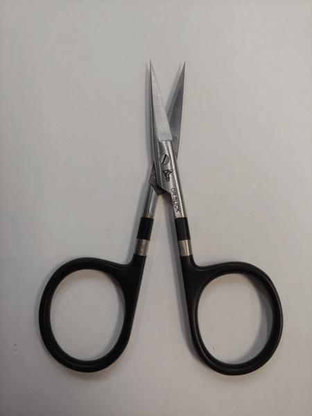 Dr.Slick Hair Scissors 4.5 Gold Loops Curved - Fly Fishing