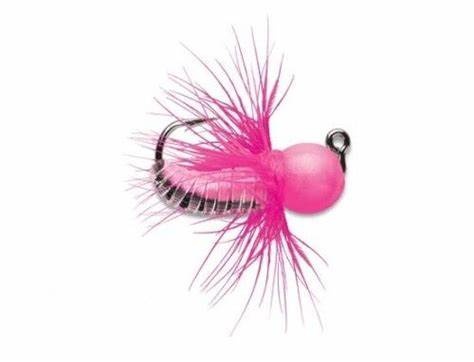 Eagle Claw UV Tungsten Bead head Pixy Jig 1/64 Pink