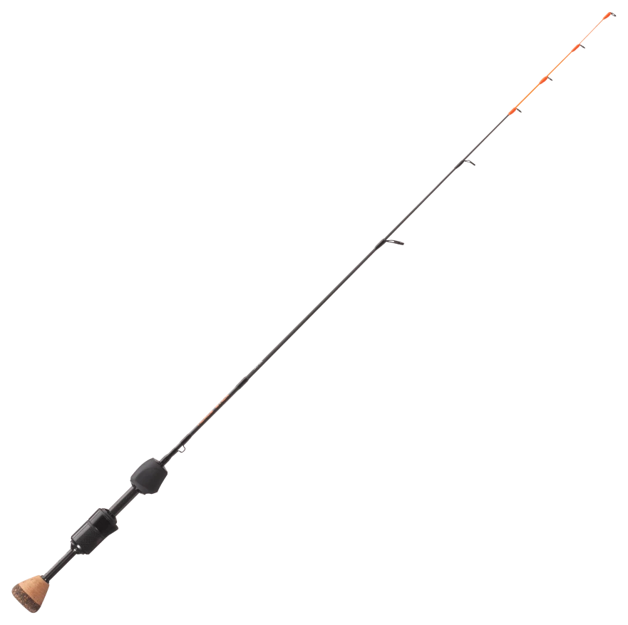 13 FISHING - Tickle Stick Carbon Pro Ice Rod - 25 UL (Ultra Light) - 100%  Carbon Blank w/Skeleton Reel Seat - TSCP-25UL
