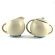 Medalta Ware Reproduction Slanted Cream & Sugar Set