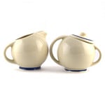 Slanted Cream &  Sugar Set