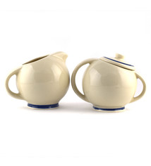 Slanted Cream &  Sugar Set