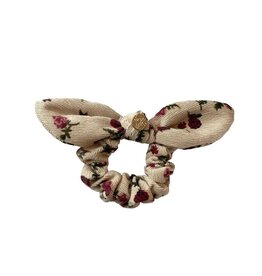 Halo Luxe Elise Printed Corduroy Bow Scrunchy