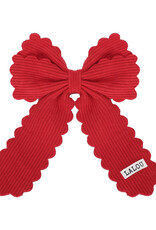 Lalou Scalloped Corduroy Bow