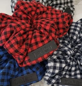 Lalou Plaid Scrunchy