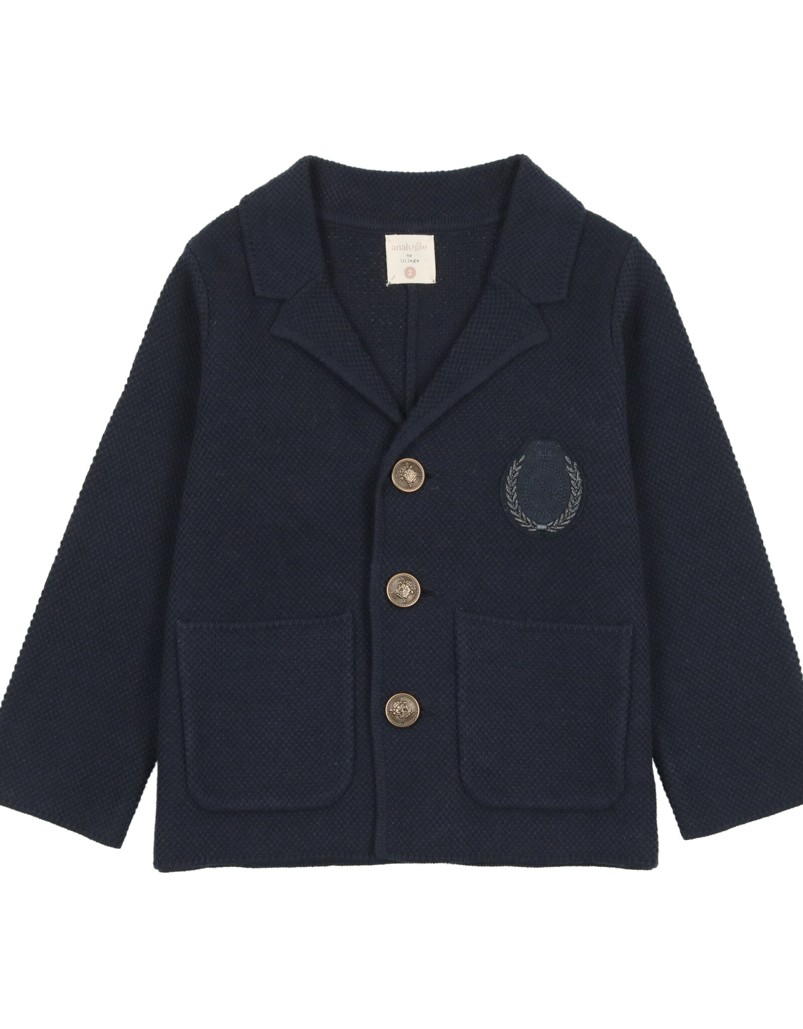 Analogie Knit Crest Blazer