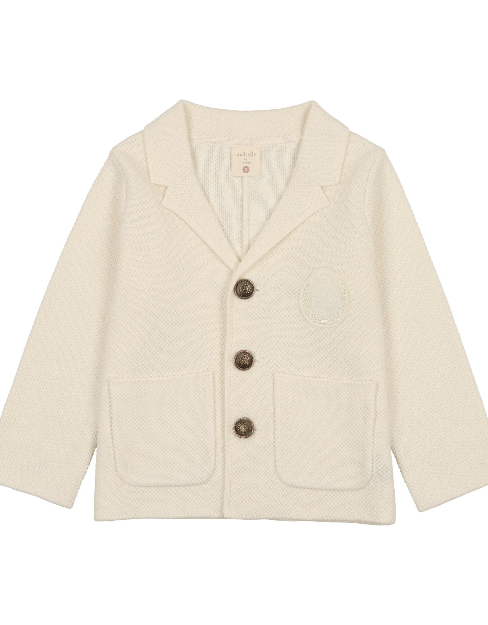 Analogie Knit Crest Blazer