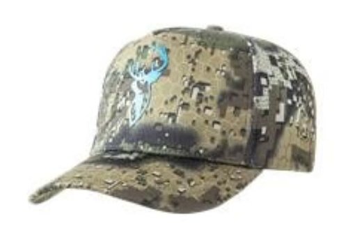 HUE901-HUNTERS ELEMENT HEAT BEATER STAG CAP (BLUE STAG DESOLVE VEIL) 