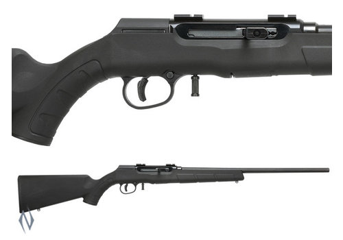 NIO2470-SAVAGE A17R F BLUED SYNTHETIC 17HMR 