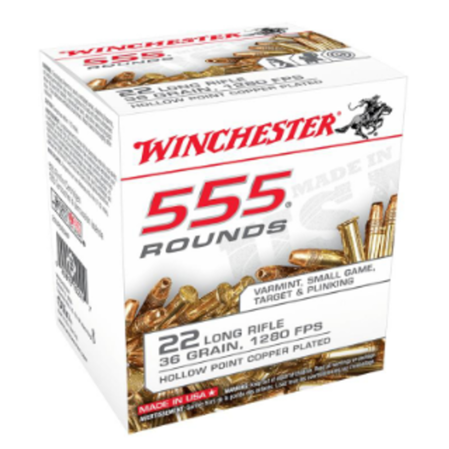 WINCHESTER SUPER X 555 22LR 36GR CPHP 1280FPS 555RNDS (WIN027)