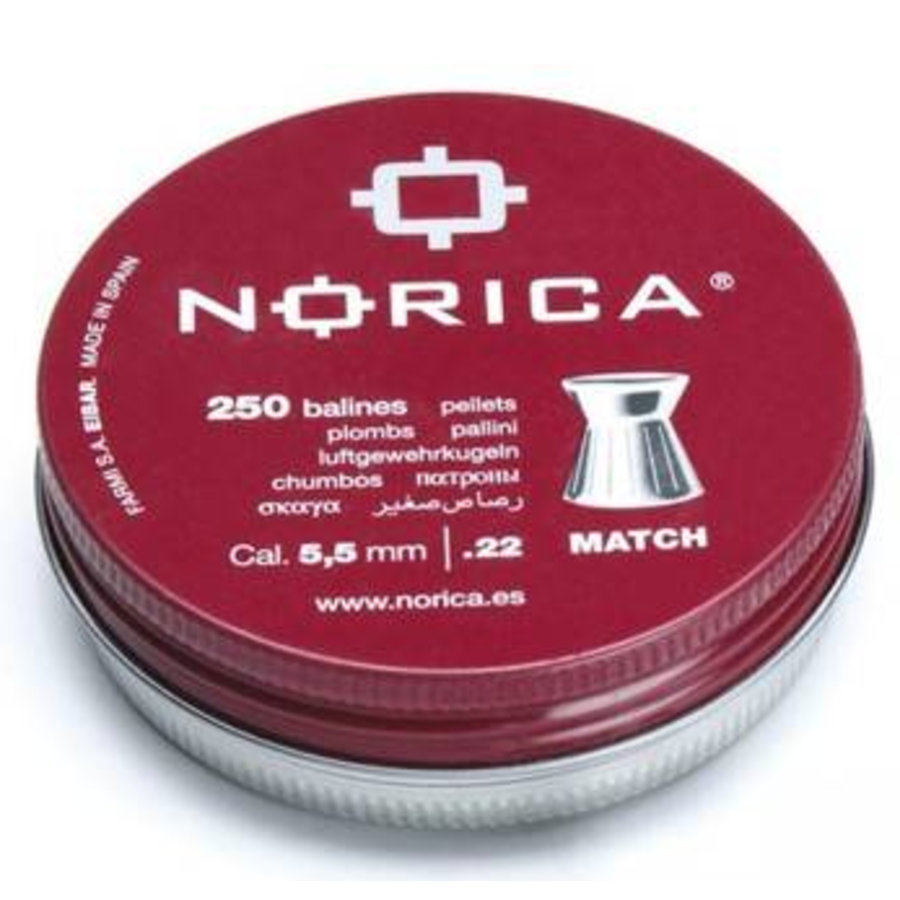 OSA1226-PELLETS NORICA MATCH 22 250RNDS