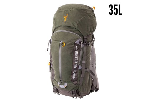 HUE374-HUNTERS ELEMENT BOUNDARY PACK FOREST GREEN 35L 