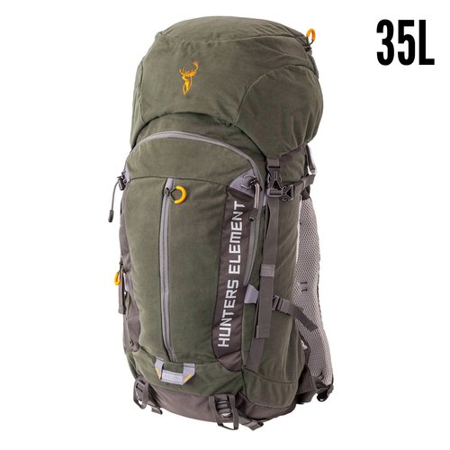 HUE374-HUNTERS ELEMENT BOUNDARY PACK FOREST GREEN 35L 