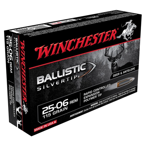 WIN1081-WINCHESTER BALLISTIC ST 25-06 REM 115GR PT 20RNDS 