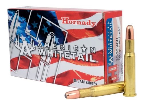 OSA915-HORNADY AMERICAN WHITETAIL 30-30 WIN 150GR RN INTERLOCK 20RNDS 