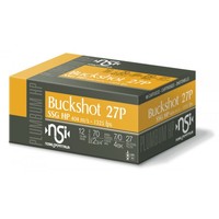 BWA003-NSI (NOBEL SPORT ITALIA) BUCKSHOT 27P 12G 70MM SSG/4-BUCK 1325FPS 10RNDS