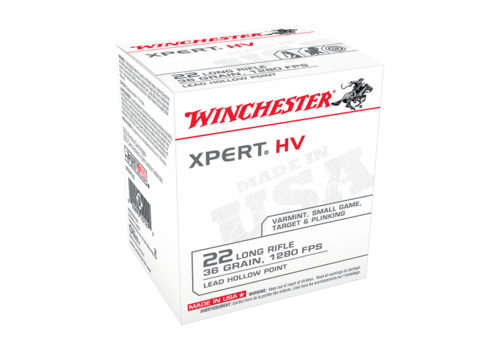 WINCHESTER XPERT HV 22LR 36GR LHP 1280FPS 500RNDS (WIN134) 