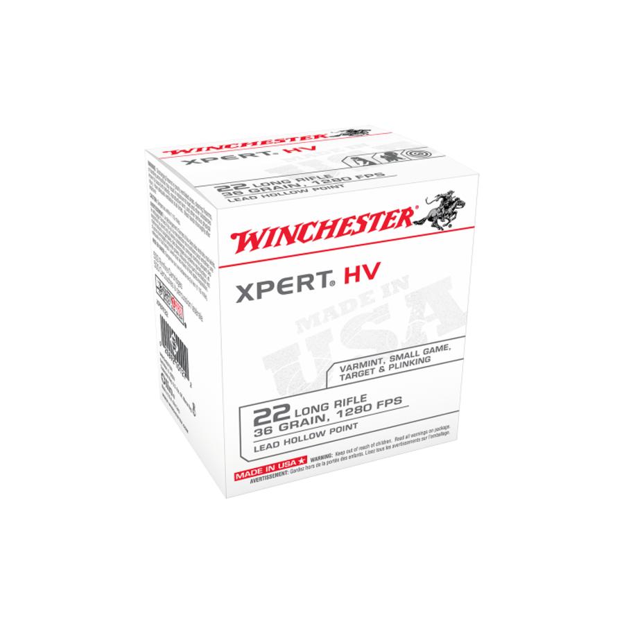 WINCHESTER XPERT HV 22LR 36GR LHP 1280FPS 500RNDS (WIN134)